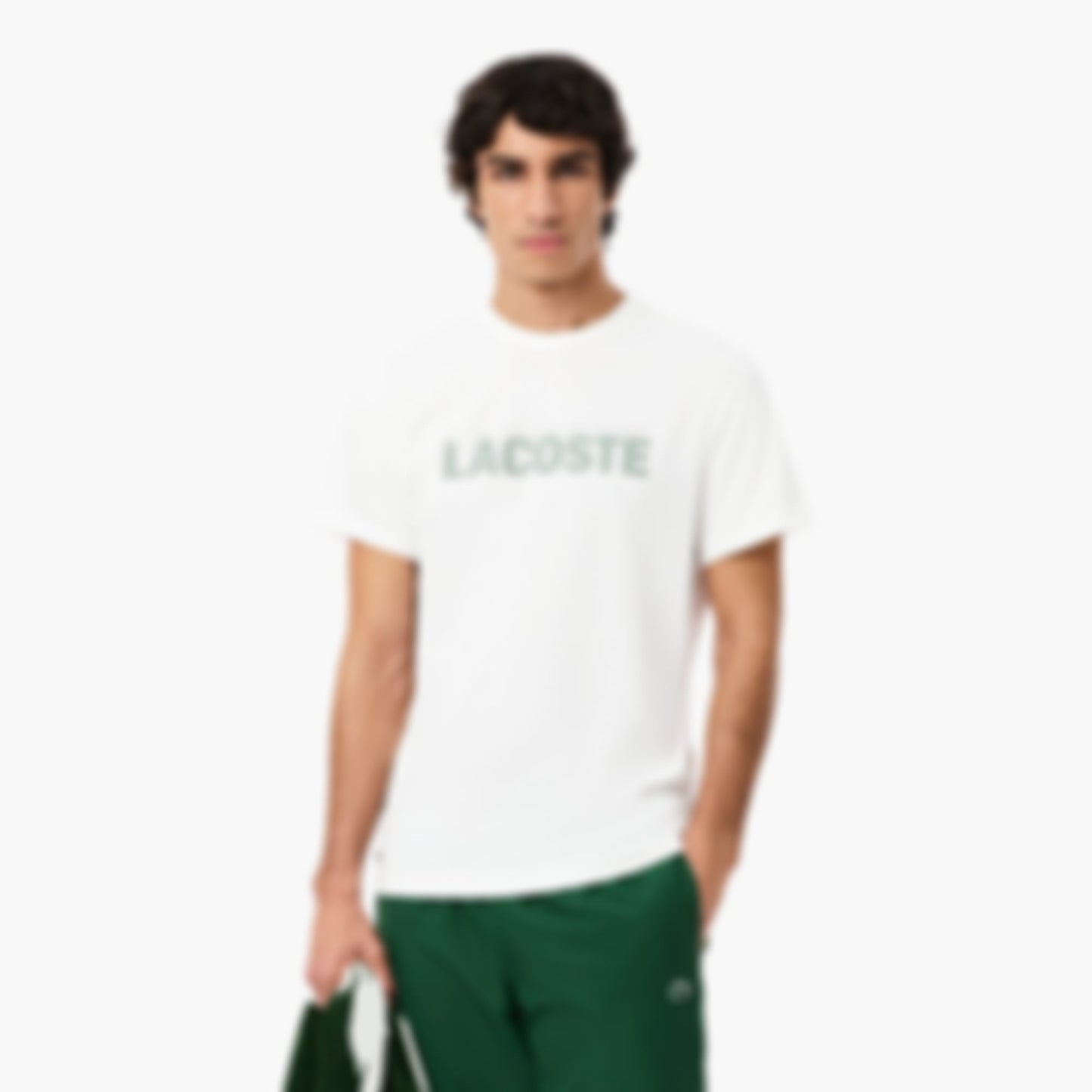 Ultra Dry Graphic Print Sport T-Shirt - White / Green