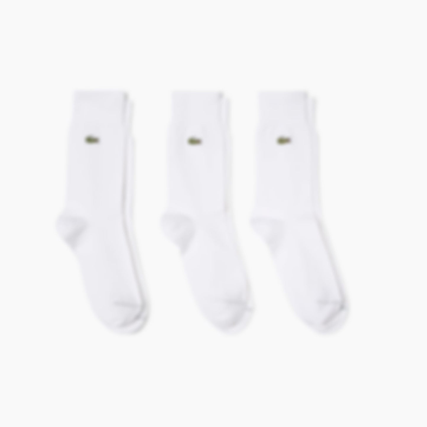 Unisex 3-Pack Long Socks - White