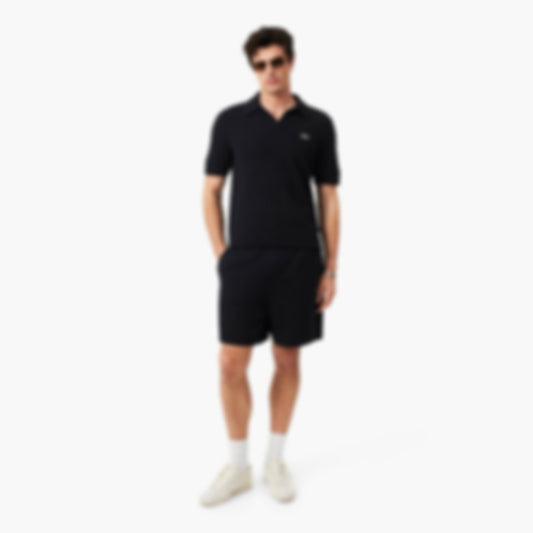 Bouclé Knit Shorts - Black