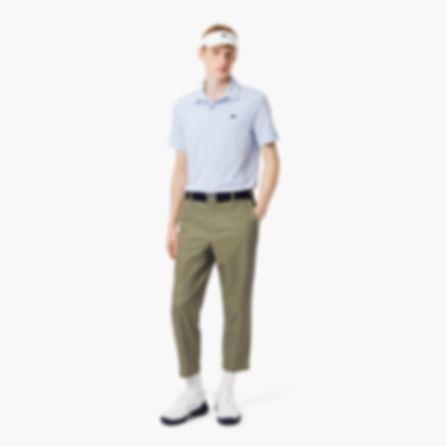 Men's Ultra Dry Cropped Golf Pants - Khaki Green / Green