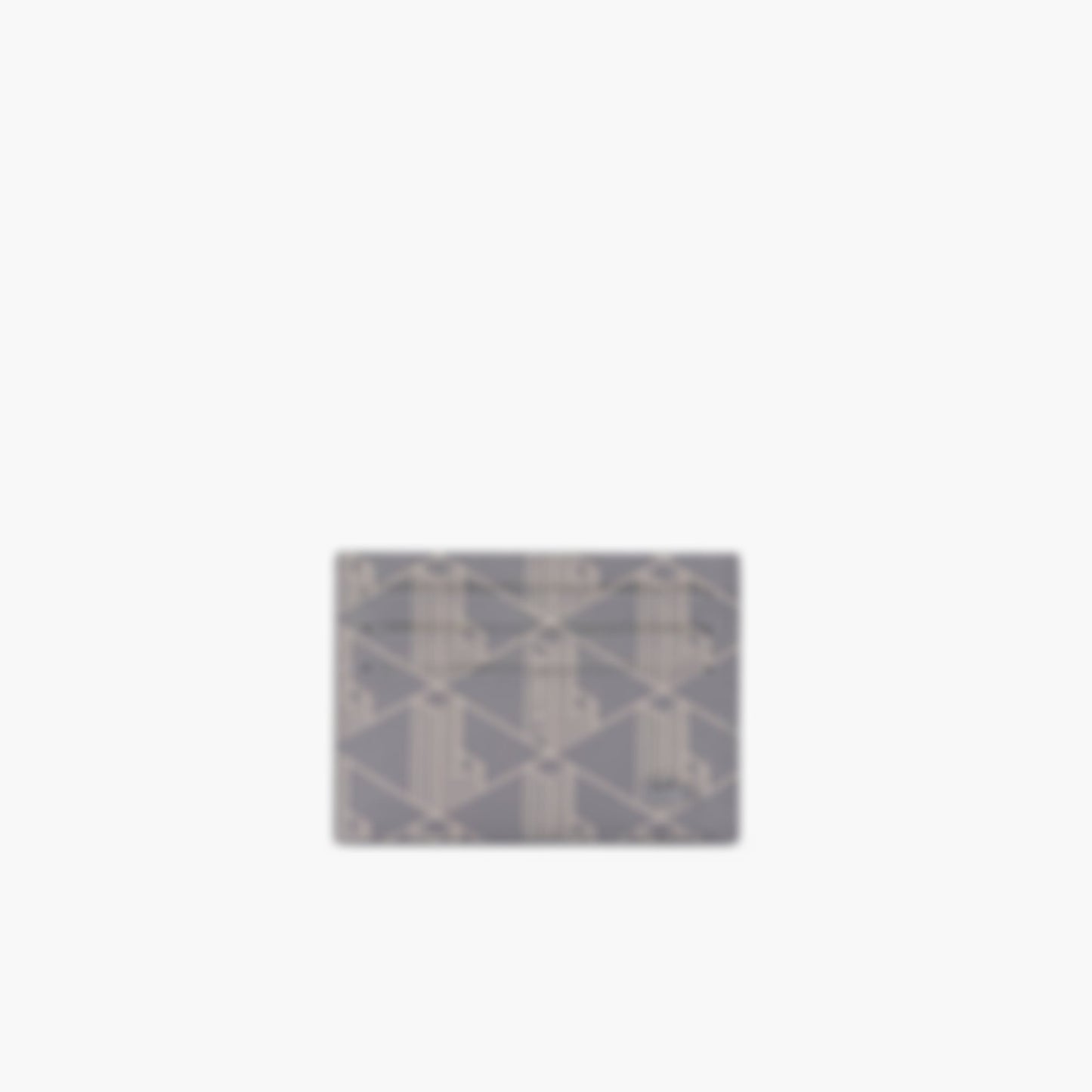 The Blend Monogram Print Canvas Card Holder - MONO CASTLEROCK STRING
