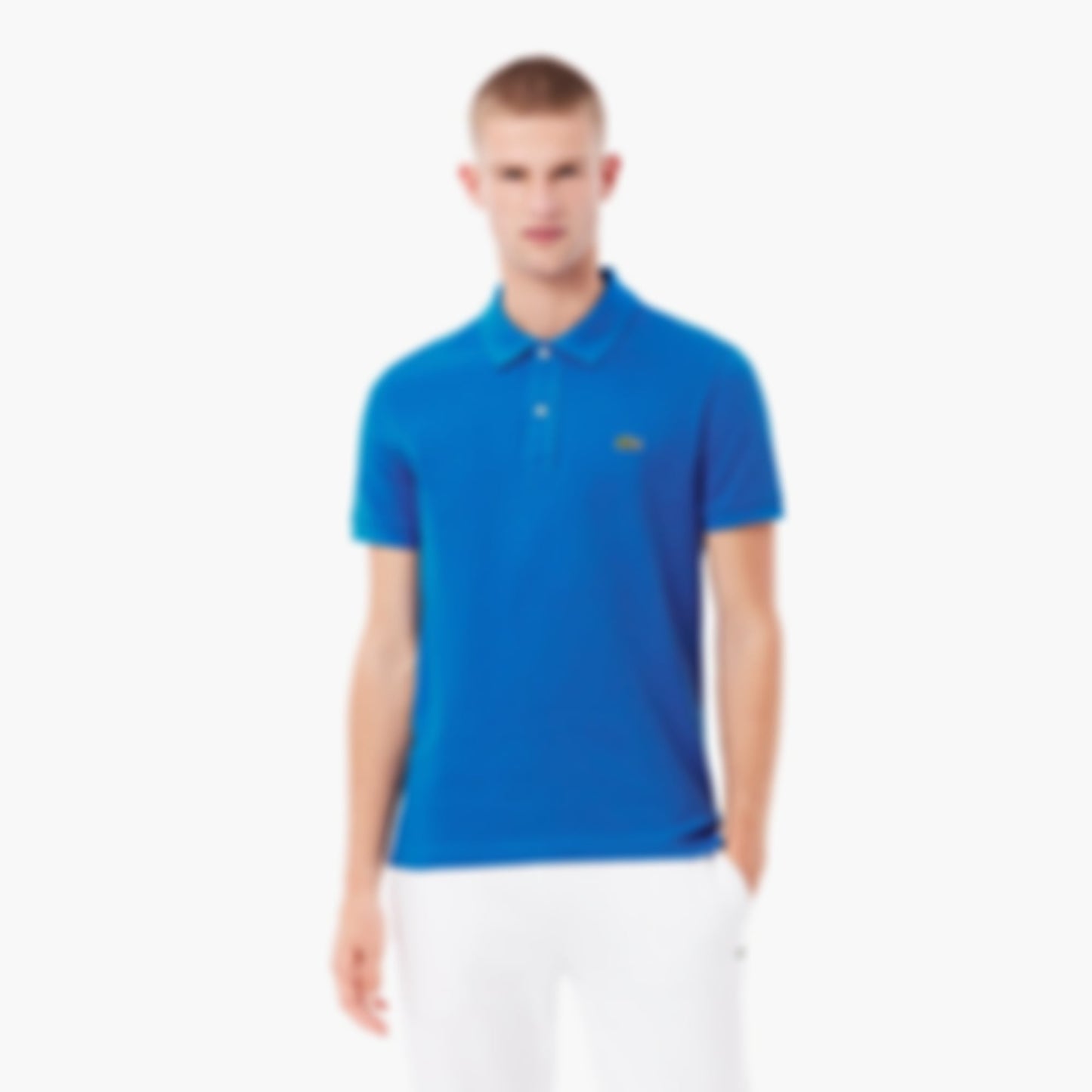 Men's Slim Fit L.12.12 Piqué Polo - Blue