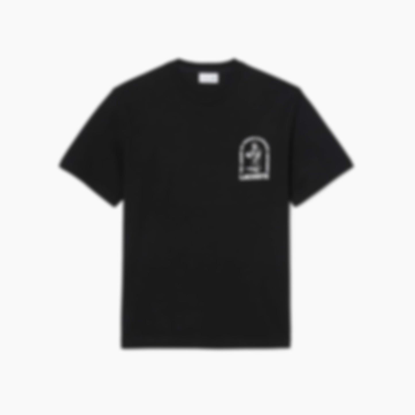Printed Cotton T-Shirt - Black