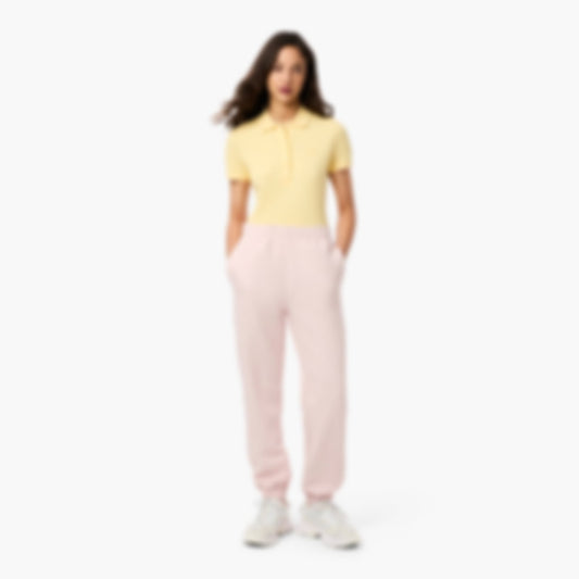 Women's Piqué Sweatpants - Light Pink