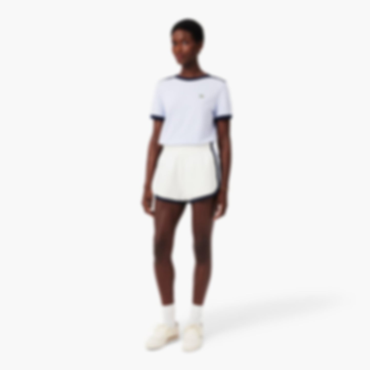 Cotton Shorts - Blanc / Bleu Clair / Bleu Marine