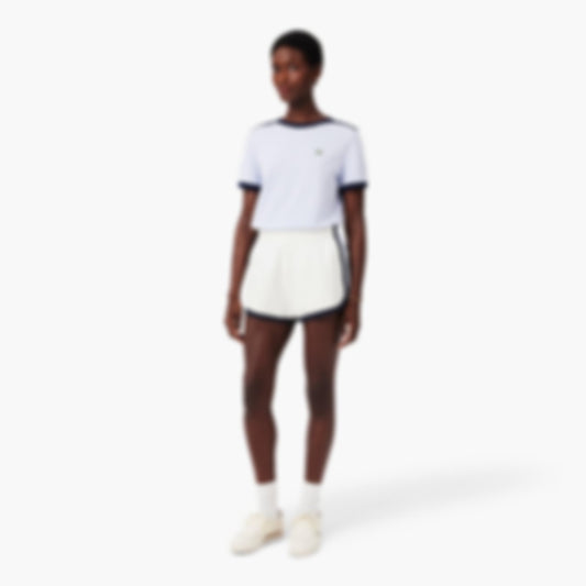 Cotton Shorts - Blanc / Bleu Clair / Bleu Marine