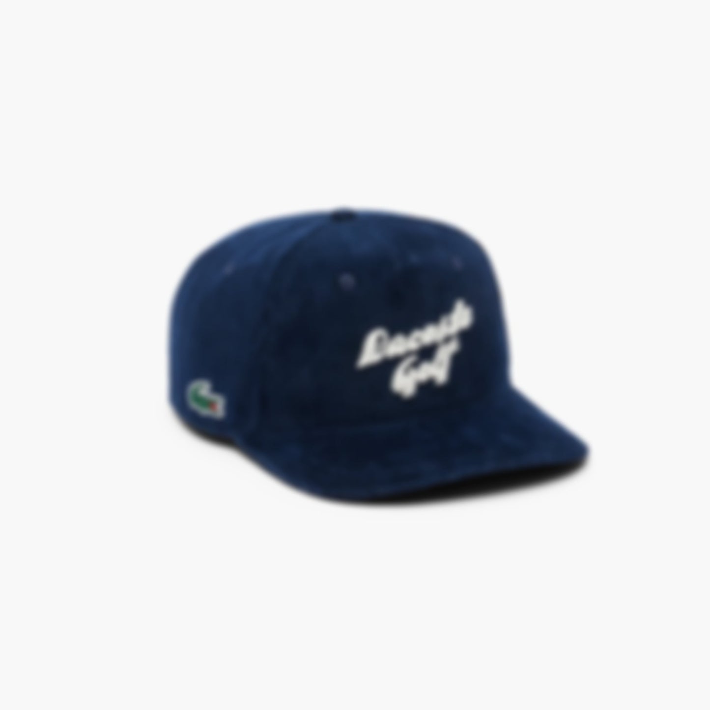Men's Embroidered Corduroy Golf Cap - Navy Blue