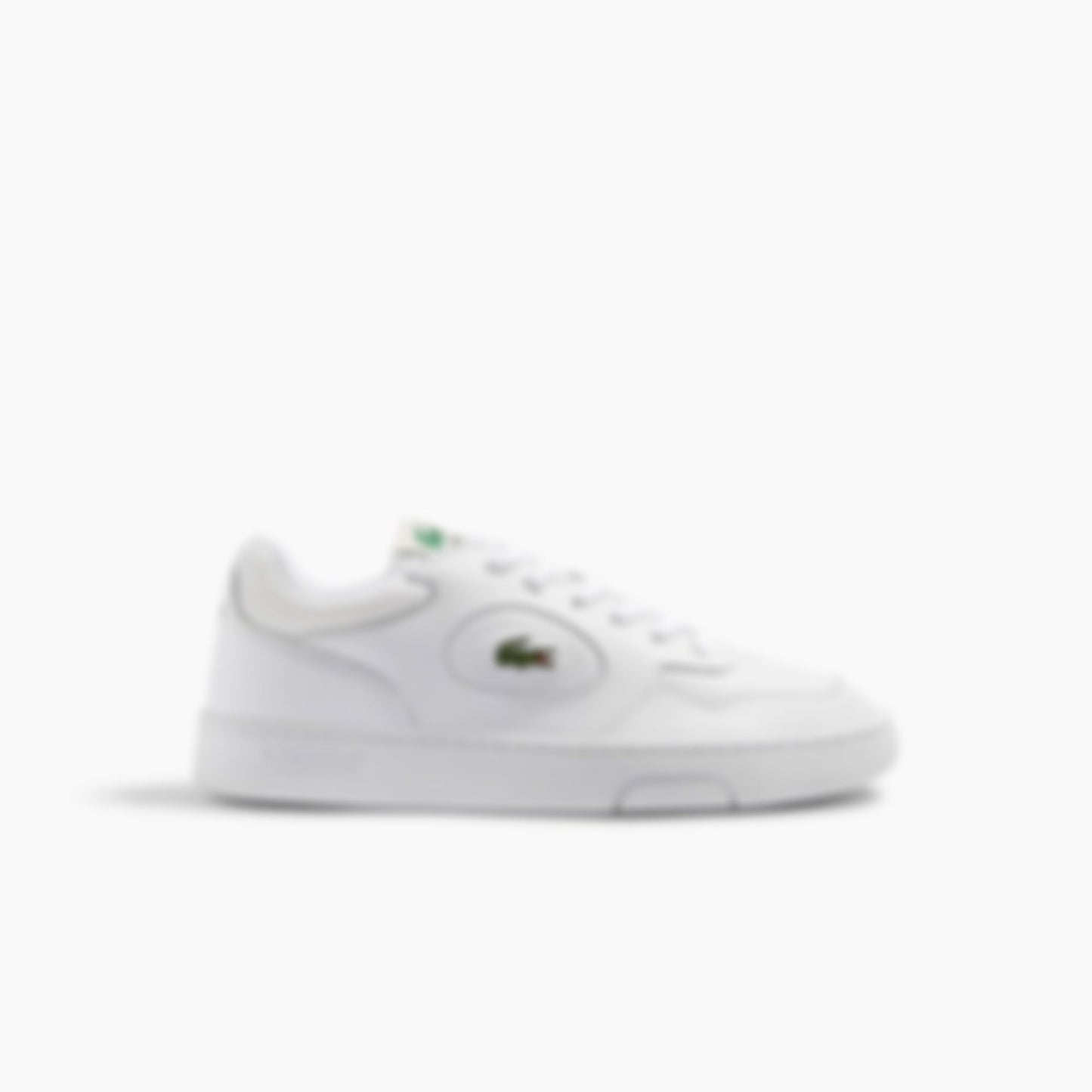Men's Lineset Leather Sneakers - WHITE/WHITE