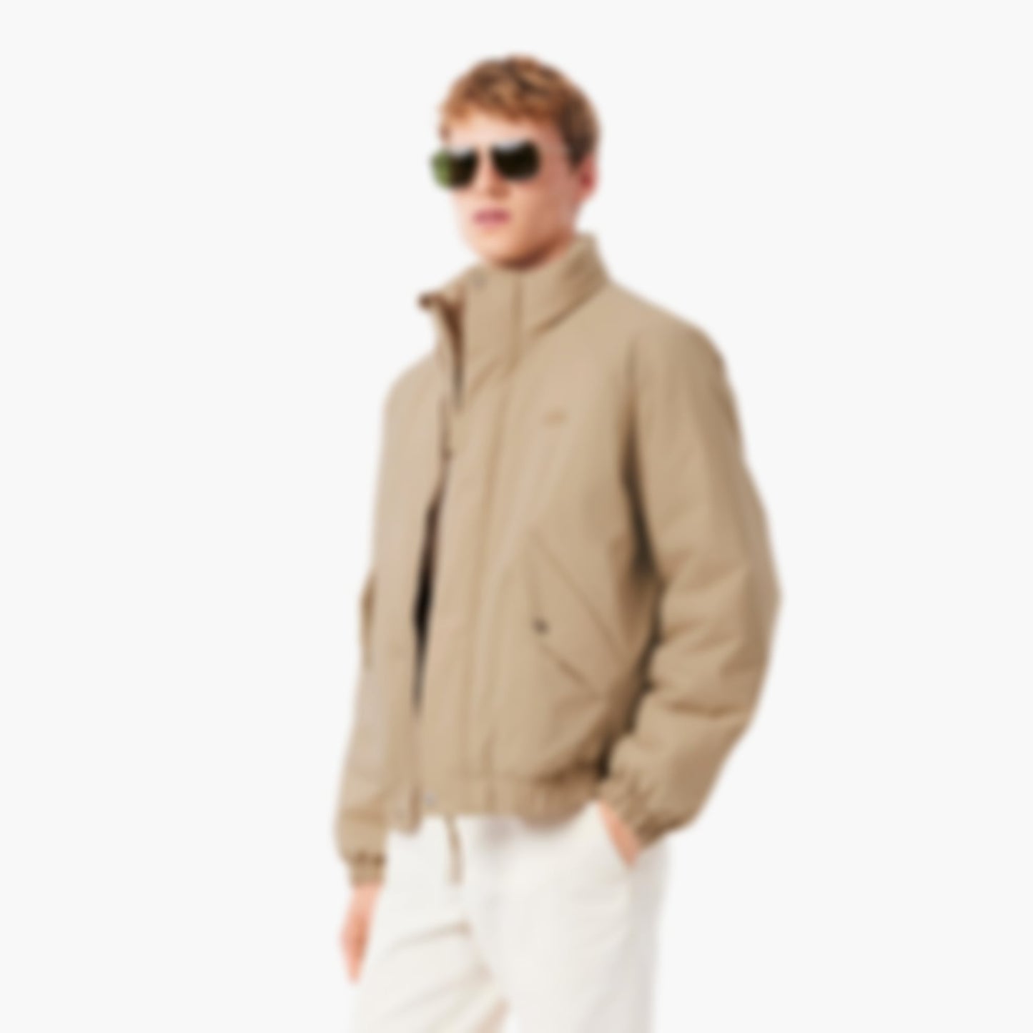 Men's Water-Repellent Puffer Jacket - Beige