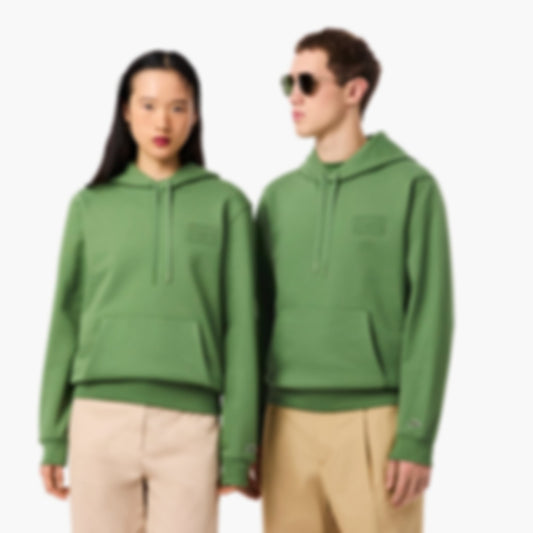 Embossed Branding Hoodie - Green