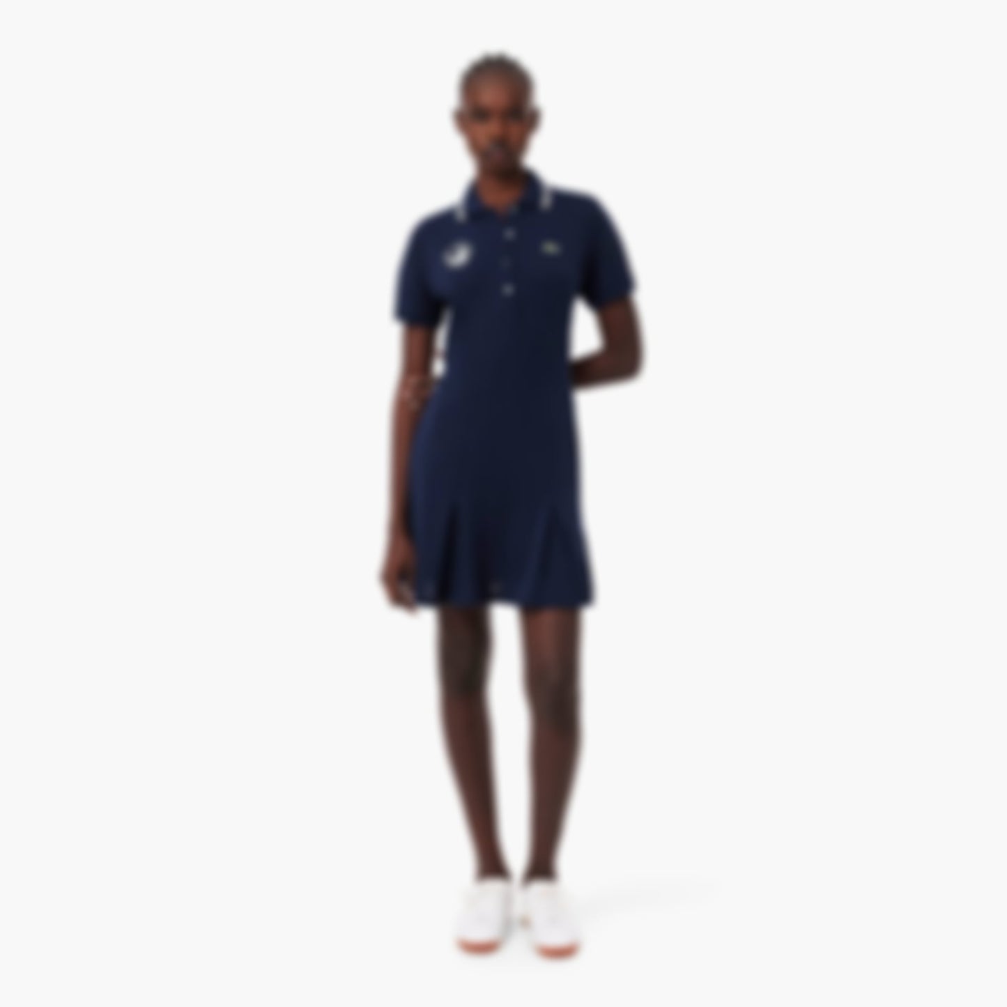 Miami Open Edition Polo Collar Dress - Navy Blue