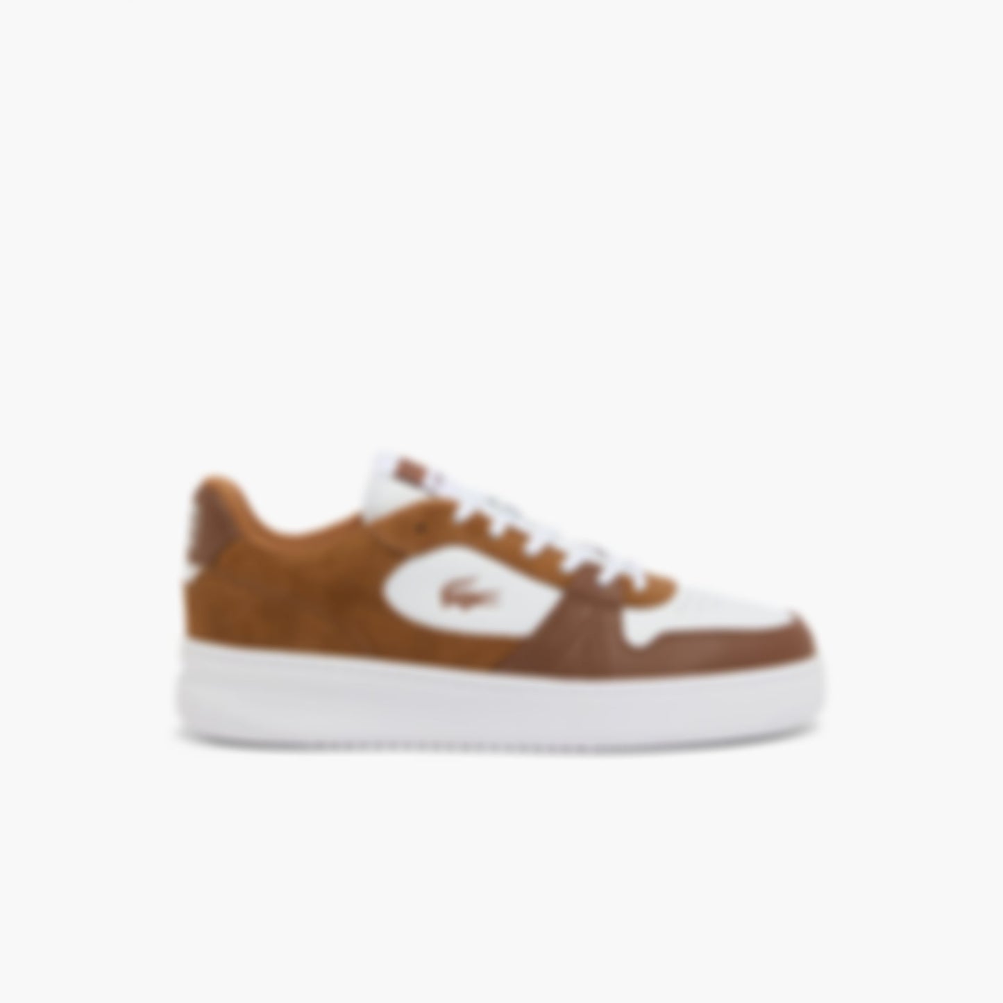 Men's L001 Set Leather Sneakers - BRW/WHT