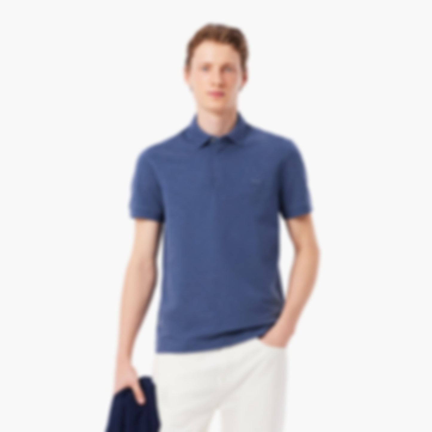 Men's Regular Fit Paris Stretch Piqué Polo - Bleu Chine