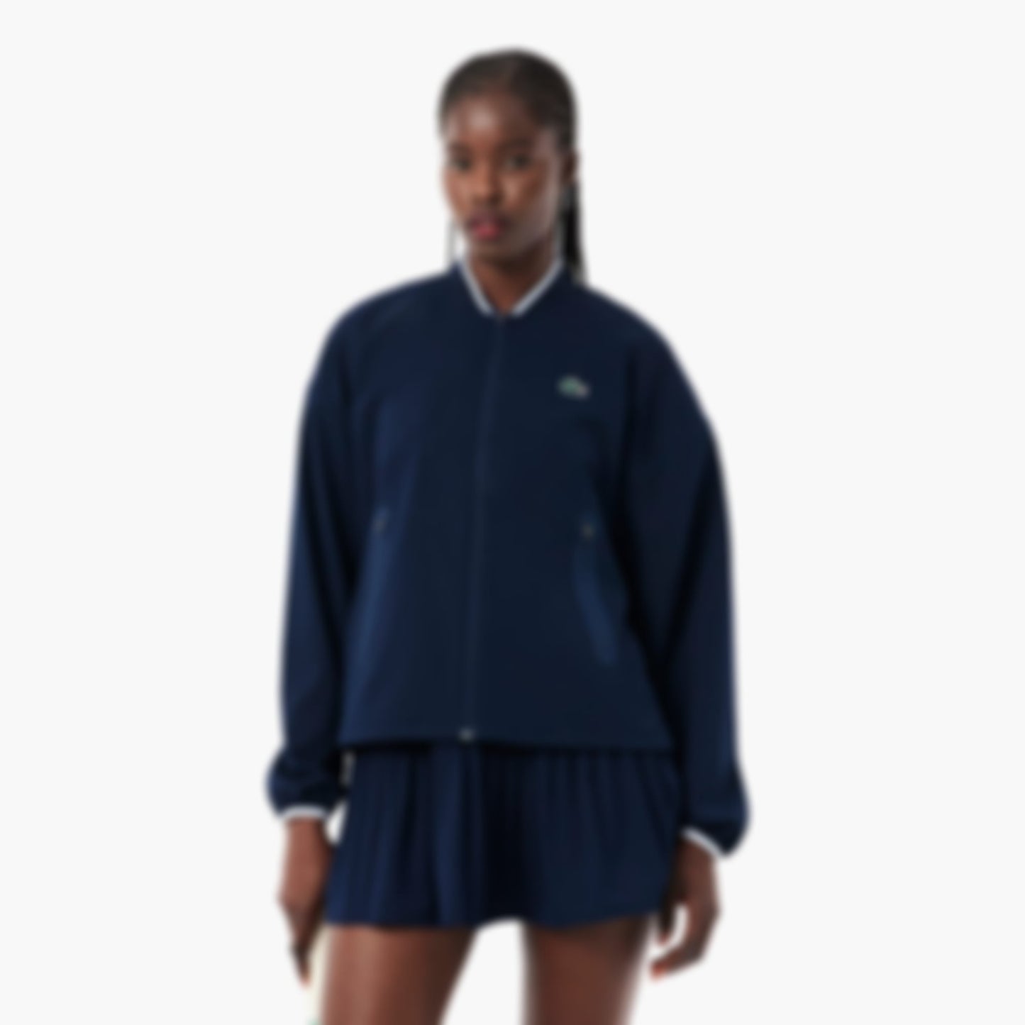 Tennis Water-Repellent Track Jacket - Navy Blue