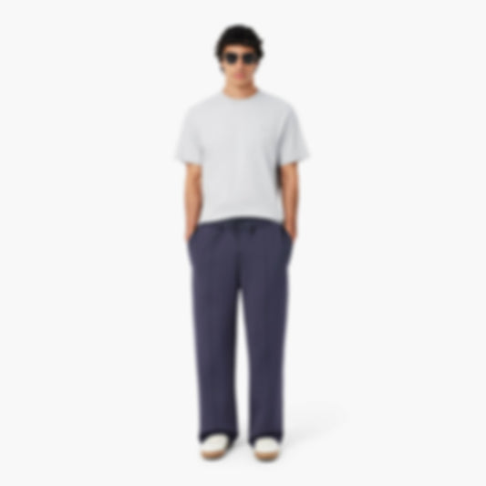 Loose Fit Embroidered Joggers - Dark Grey