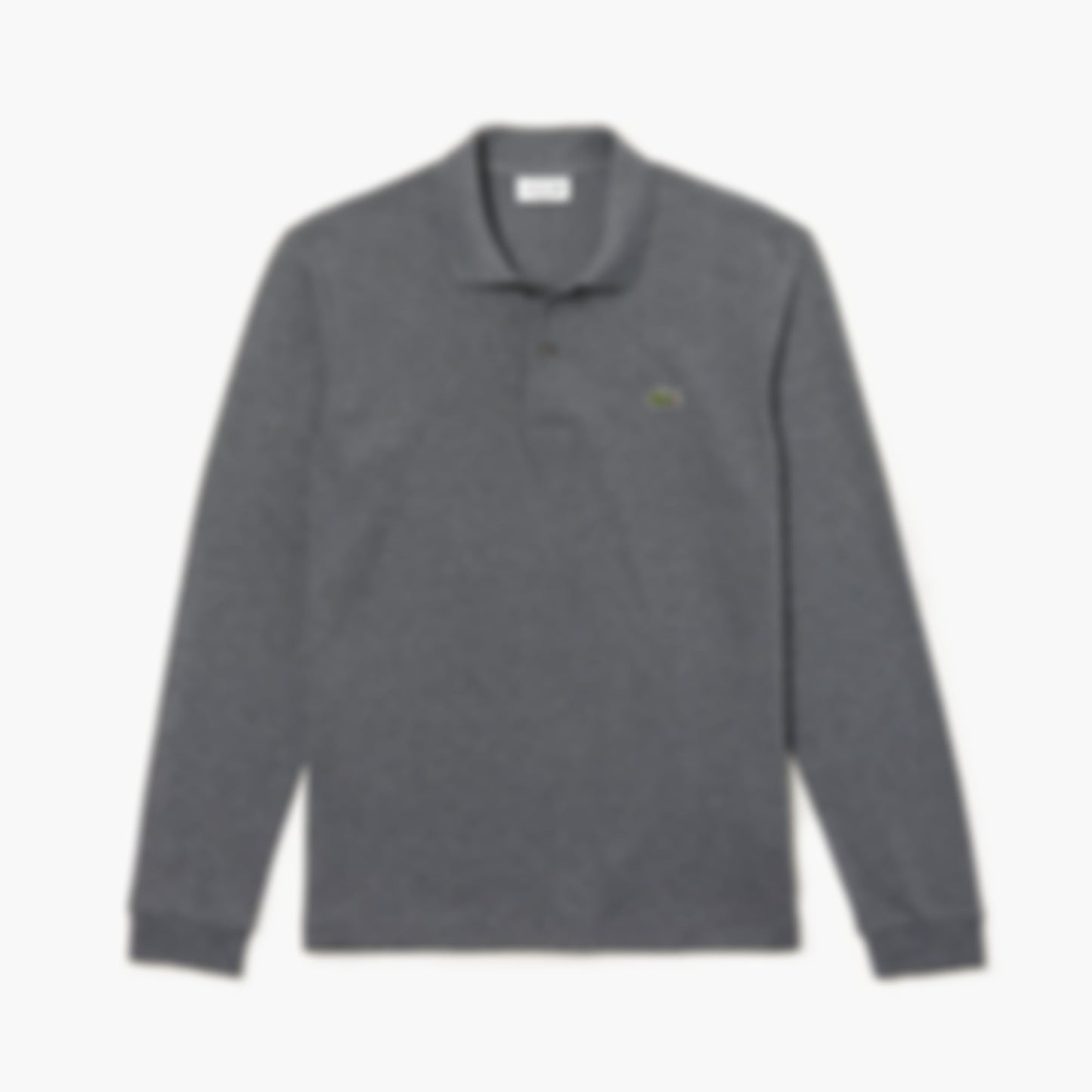 Men's Classic Fit Long Sleeve L.12.12 Polo - Dark Grey