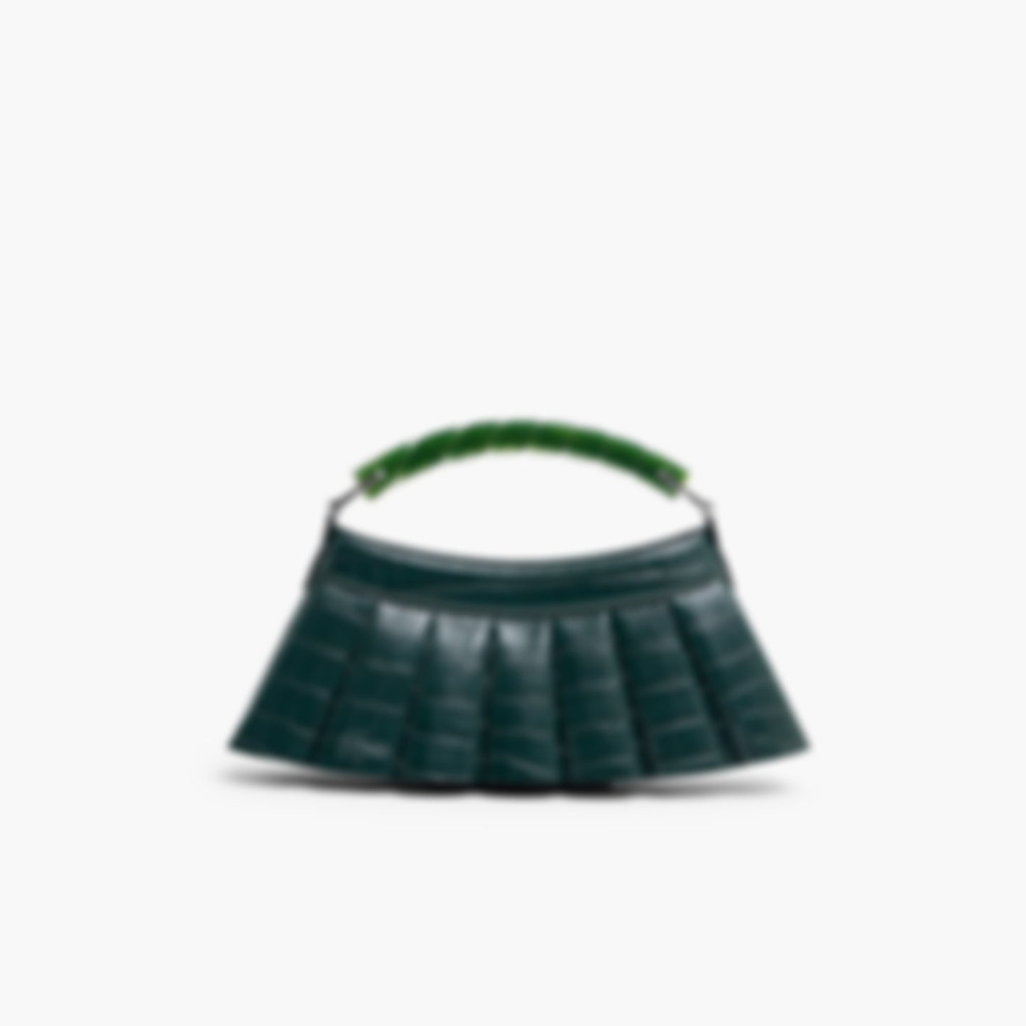 Runway H Lenglen Crocodile Effect Leather Bag - Green gables