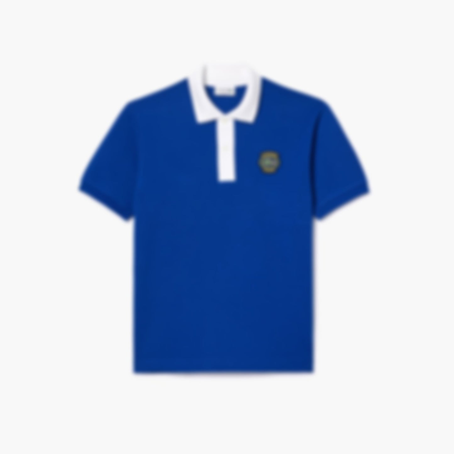 Men's Classic Fit L.12.12 Badge Polo - Navy Blue / White