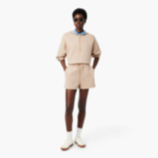 Double Face Jersey Shorts - Beige