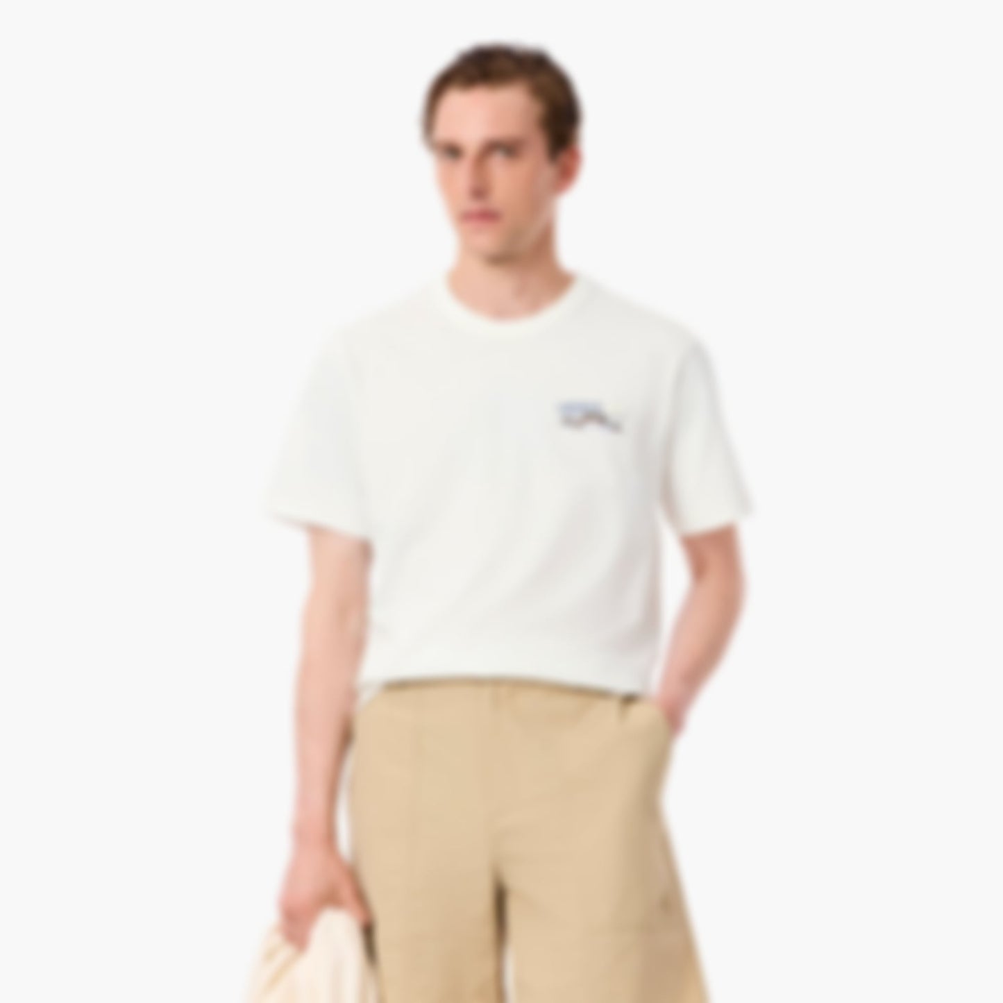Men's Multi Print Jersey T-Shirt - White