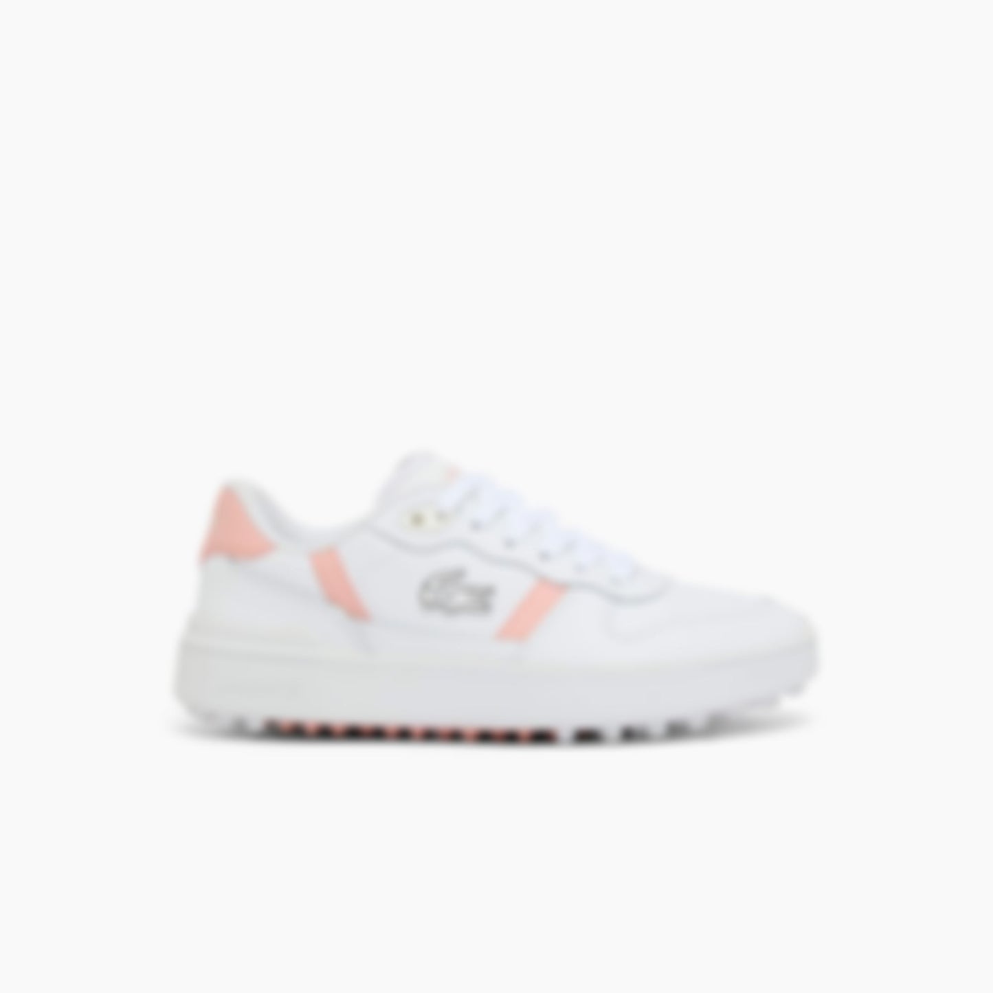 Women's T-Clip Leather Golf Shoes - WHITE/PINK