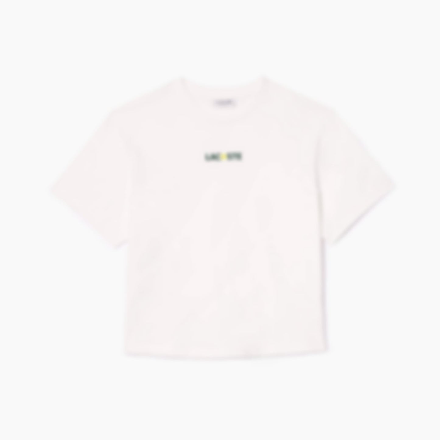Women's Oversized Ball Print Cotton T-Shirt - White