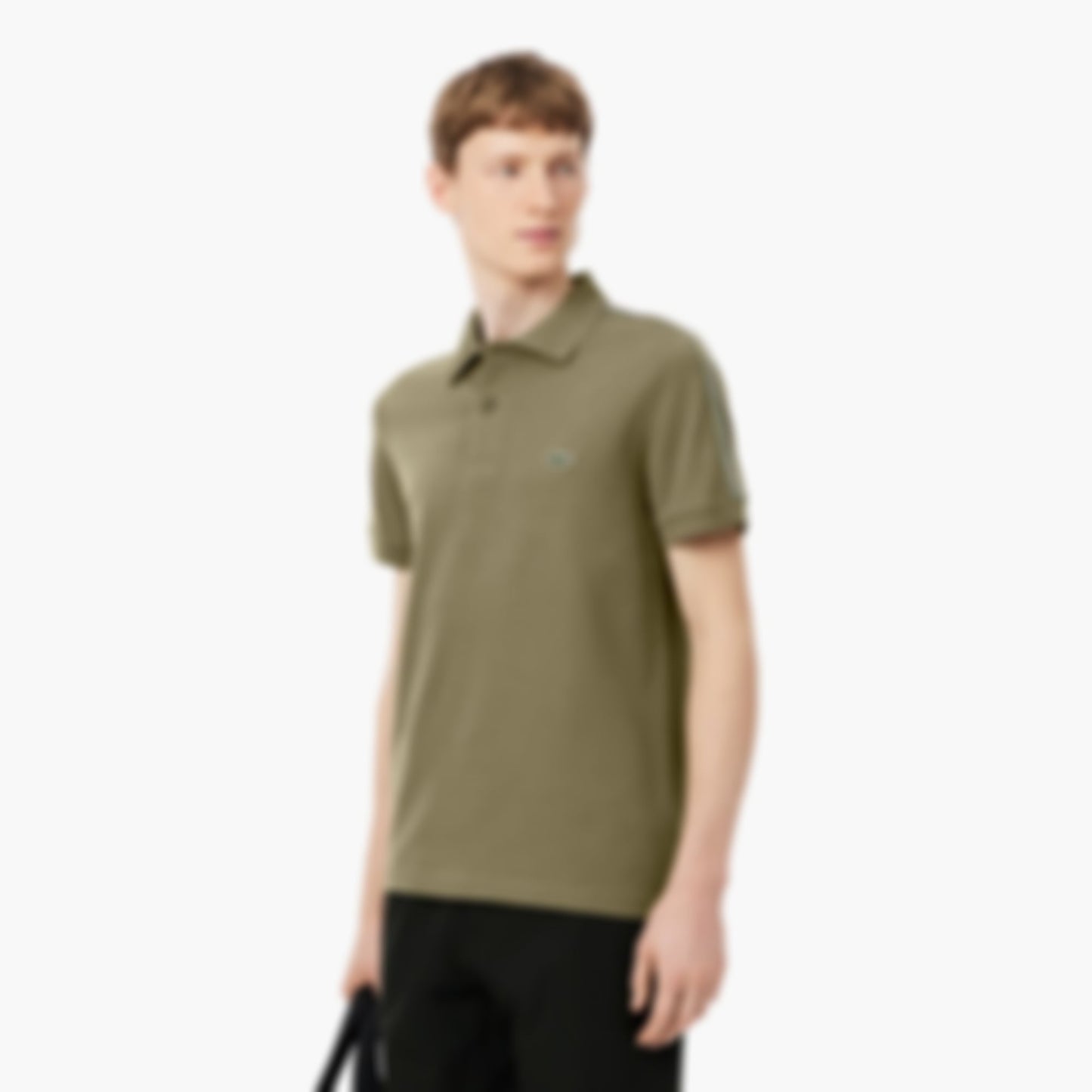 Regular Fit Logo Stripe Polo - Khaki Green
