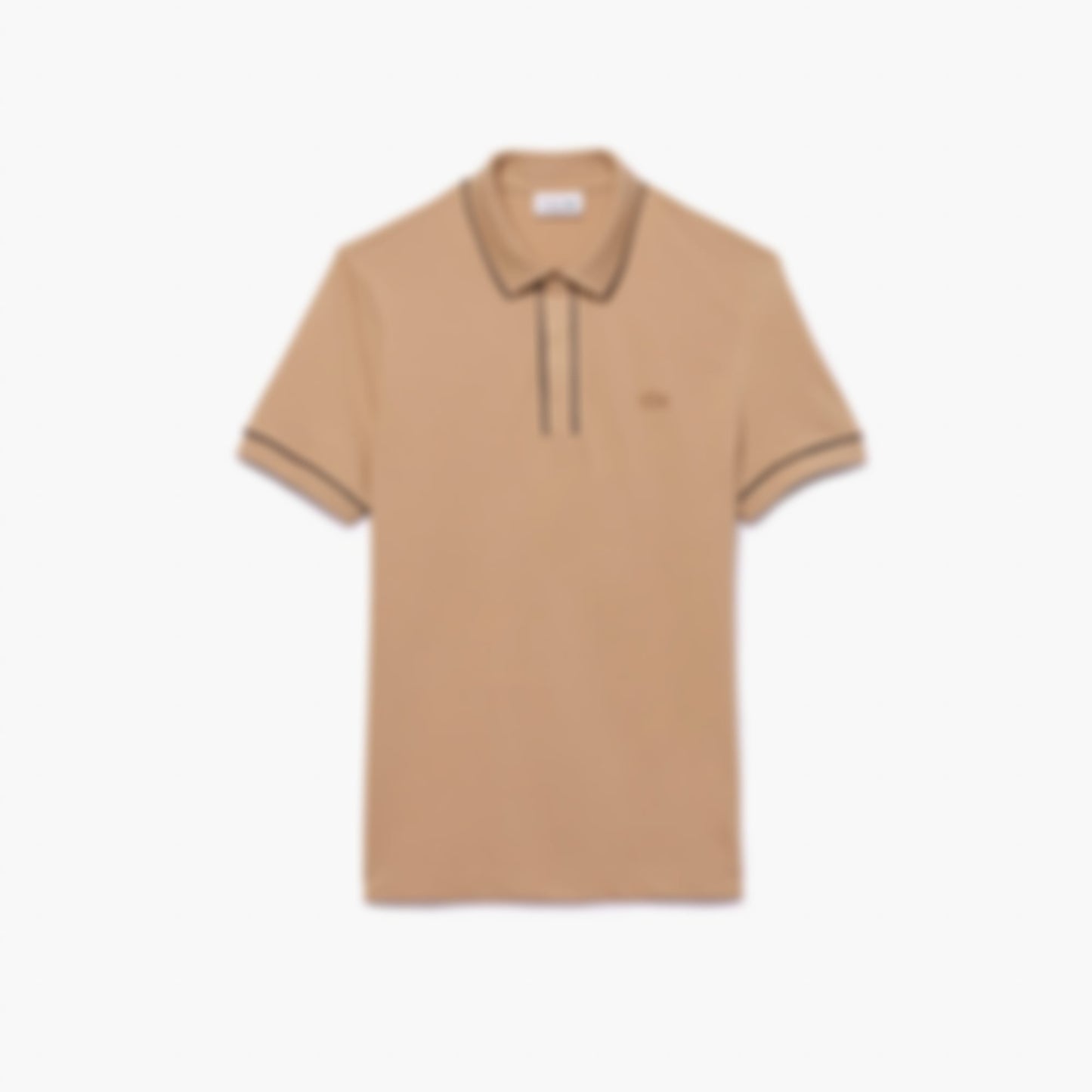 Men's Regular Fit Paris Stretch Piqué Polo - Beige