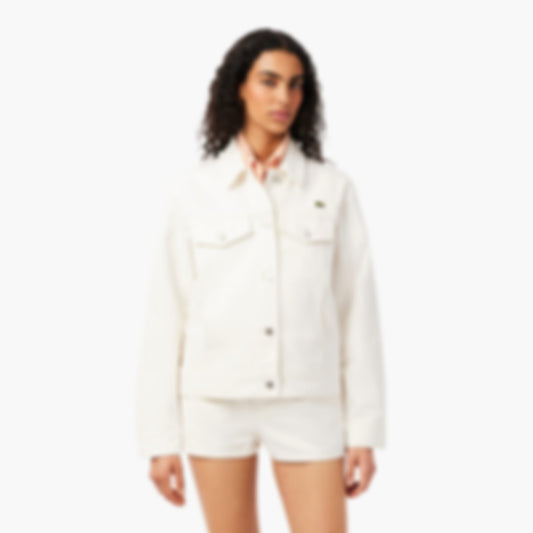 Cotton Denim Jacket - White