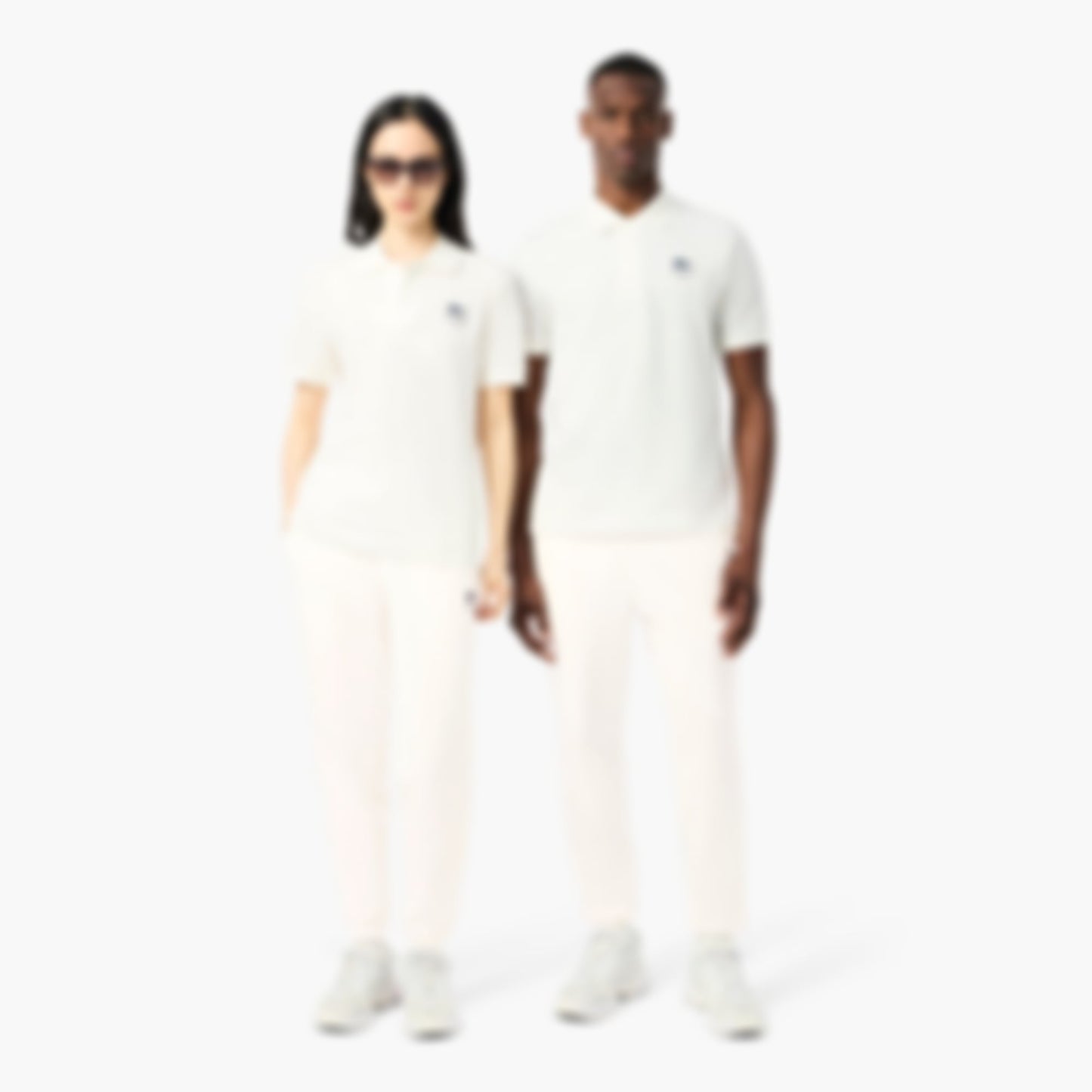 Unisex Tapered Leg Sweatpants - White