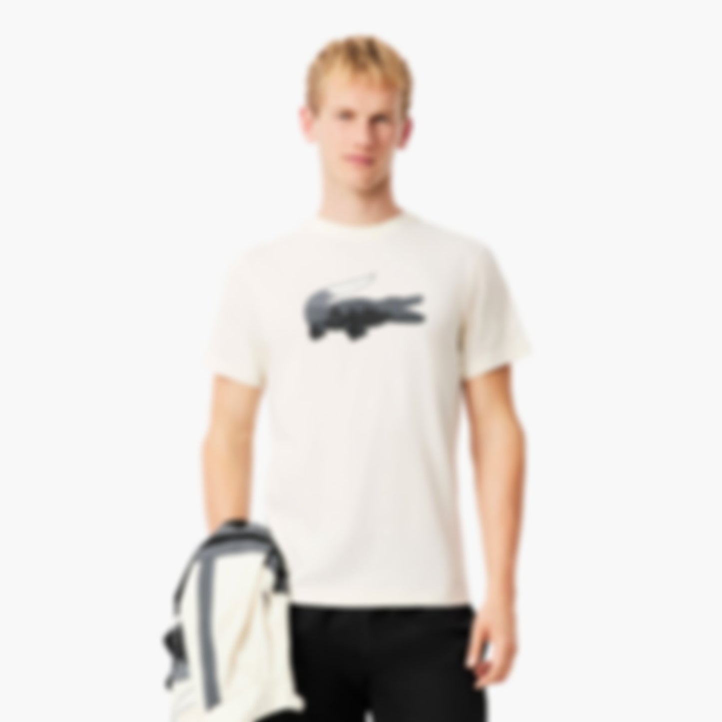 Men's Sport Ultra Dry Landscape Crocodile T-Shirt - Cream