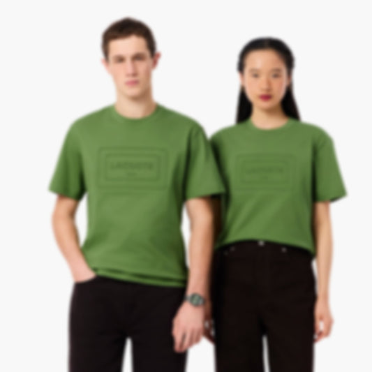 Embroidered Cotton T-Shirt - Green