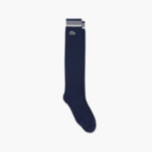Women's Long Jersey Golf Socks - Navy Blue