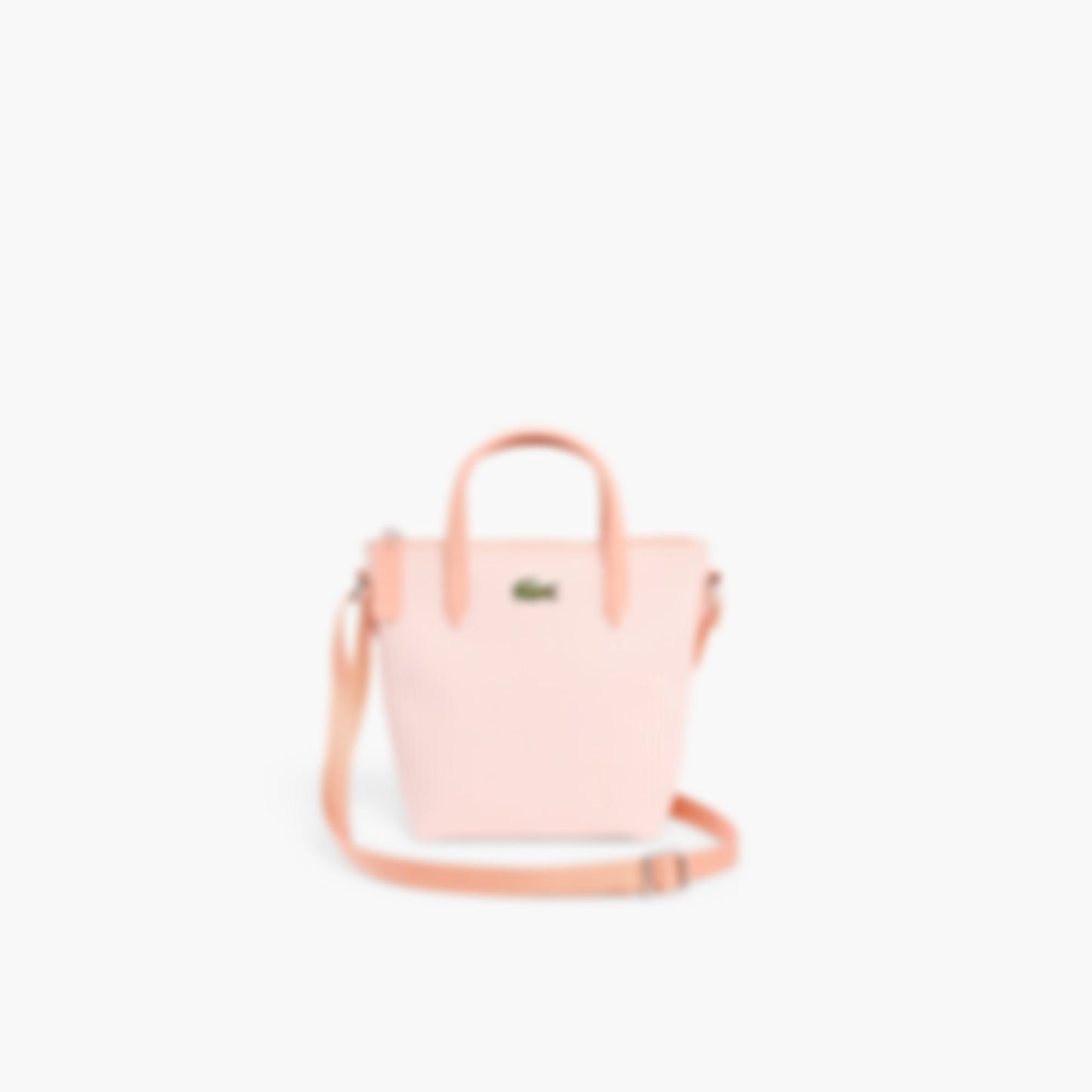 Mini Striped L.12.12 Concept Tote - BLANC MIAMI