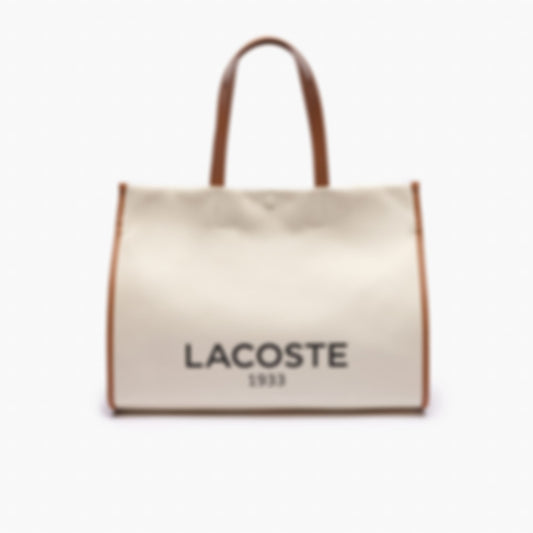 Large Heritage Canvas Tote - Natural tan
