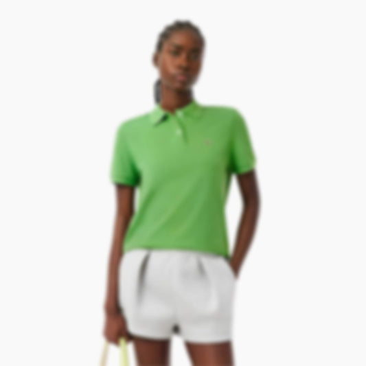 Women's Regular Fit Supple Petit Piqué Polo - Vert