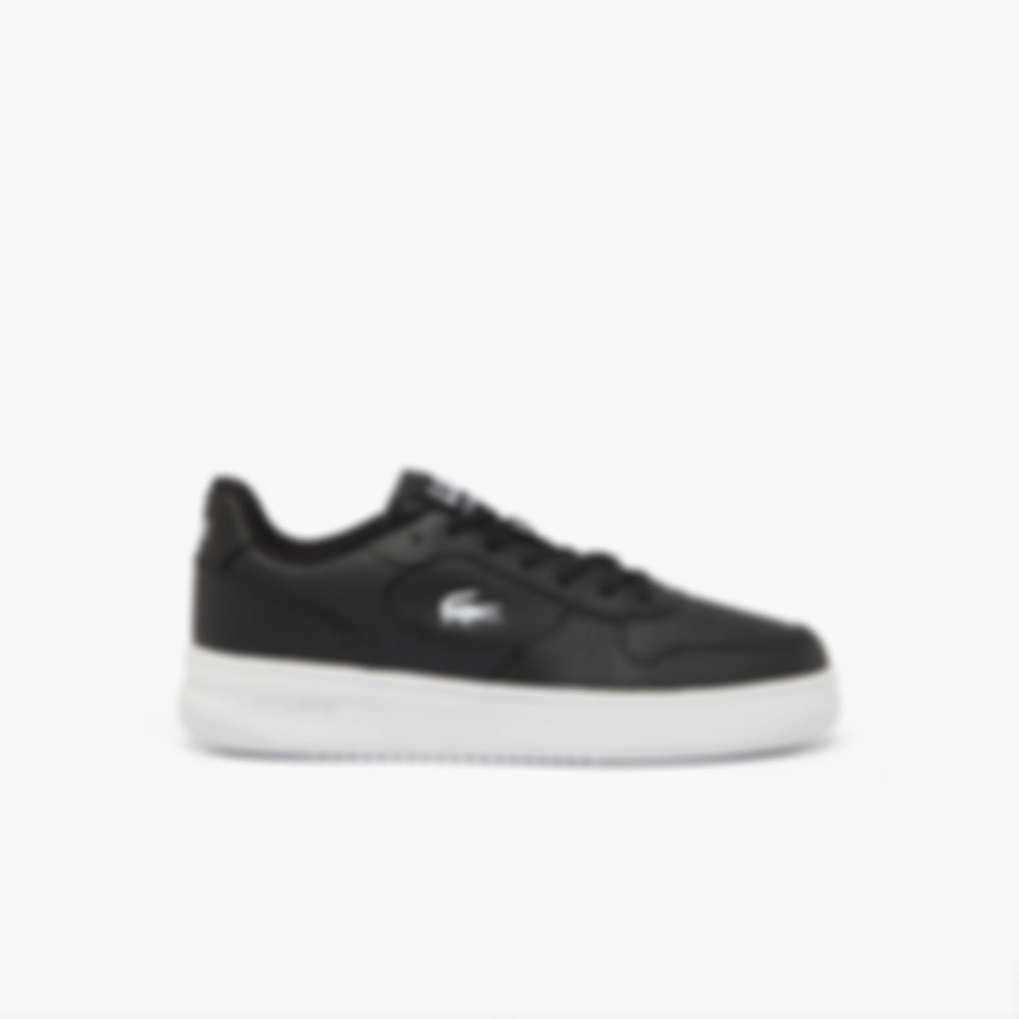 Men's L001 Set Leather Sneakers - Black & White