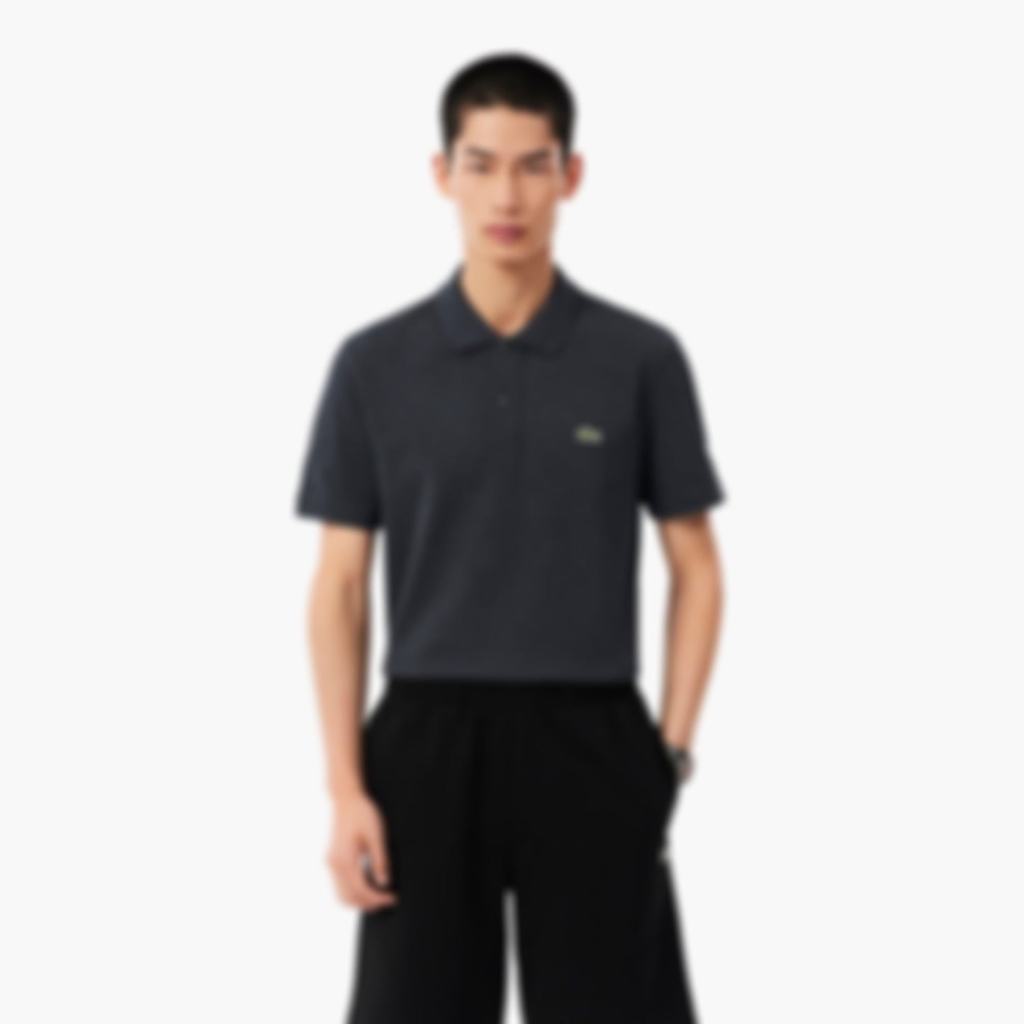 Men's Slim Fit L.12.12 Piqué Polo - Grey