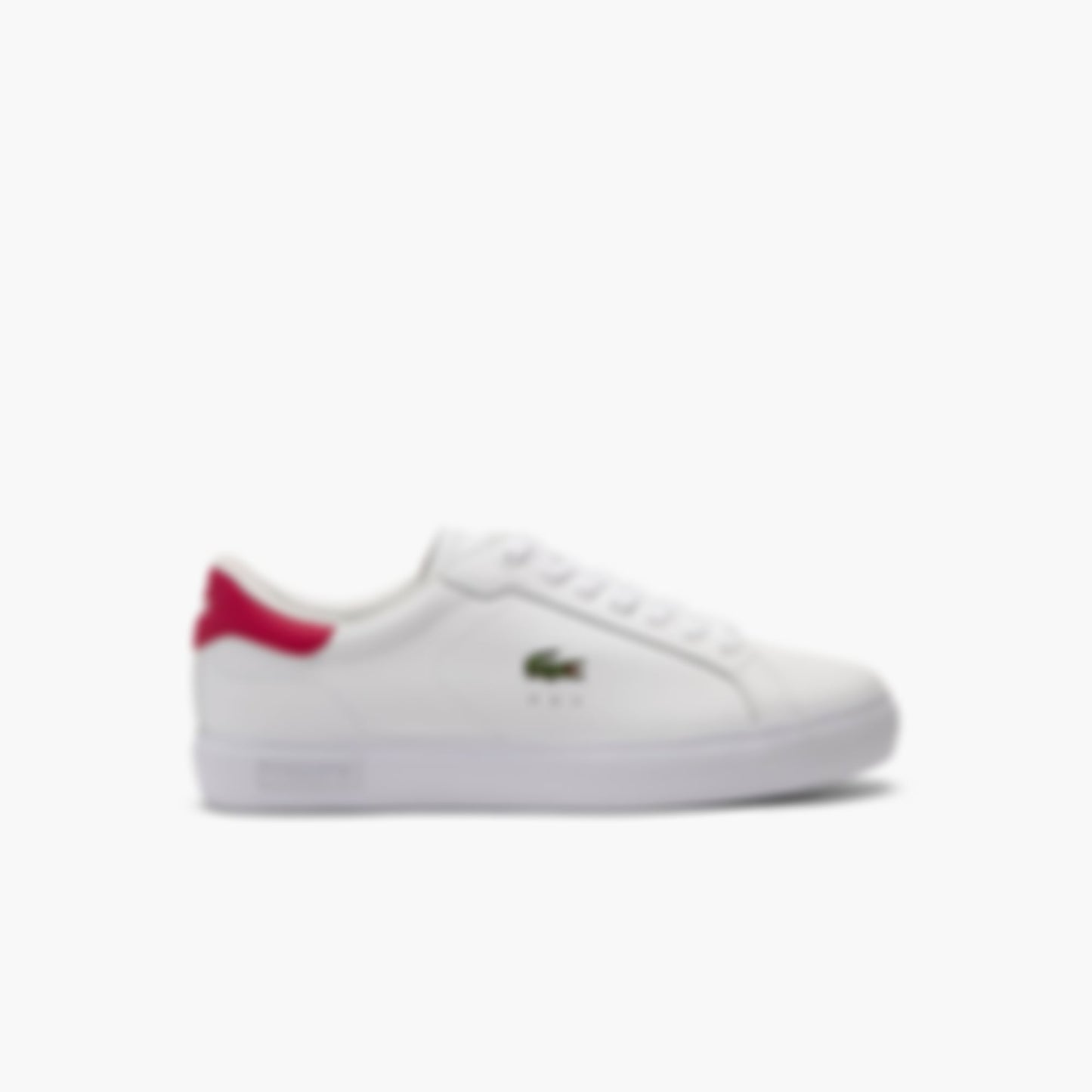 Women's Powercourt Leather Sneakers - WHT/DK PNK