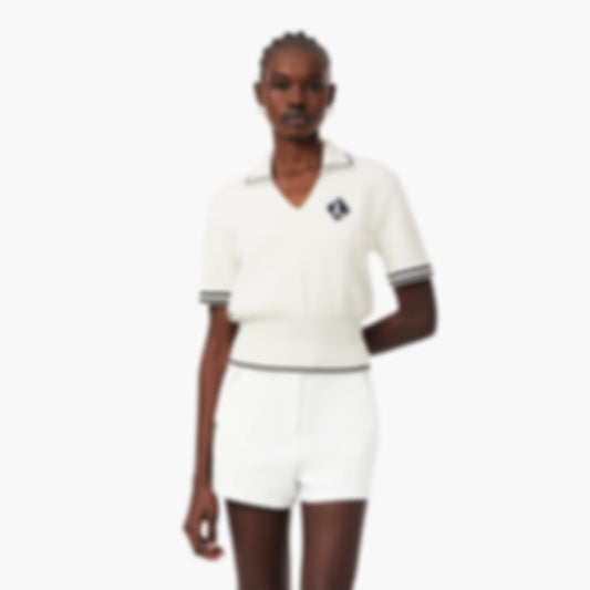 Made In France Cotton Polo - White