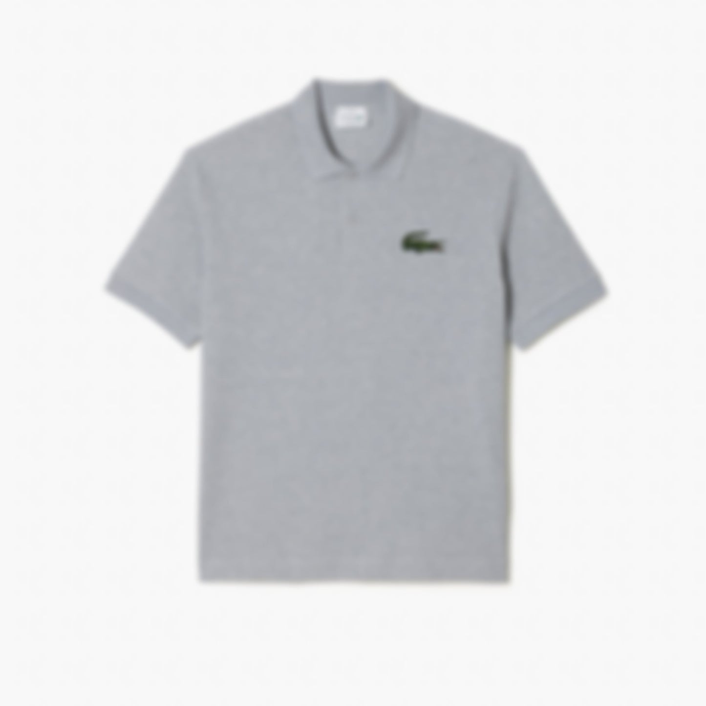 Unisex Loose Fit L.12.12 Piqué Polo - Grey Chine