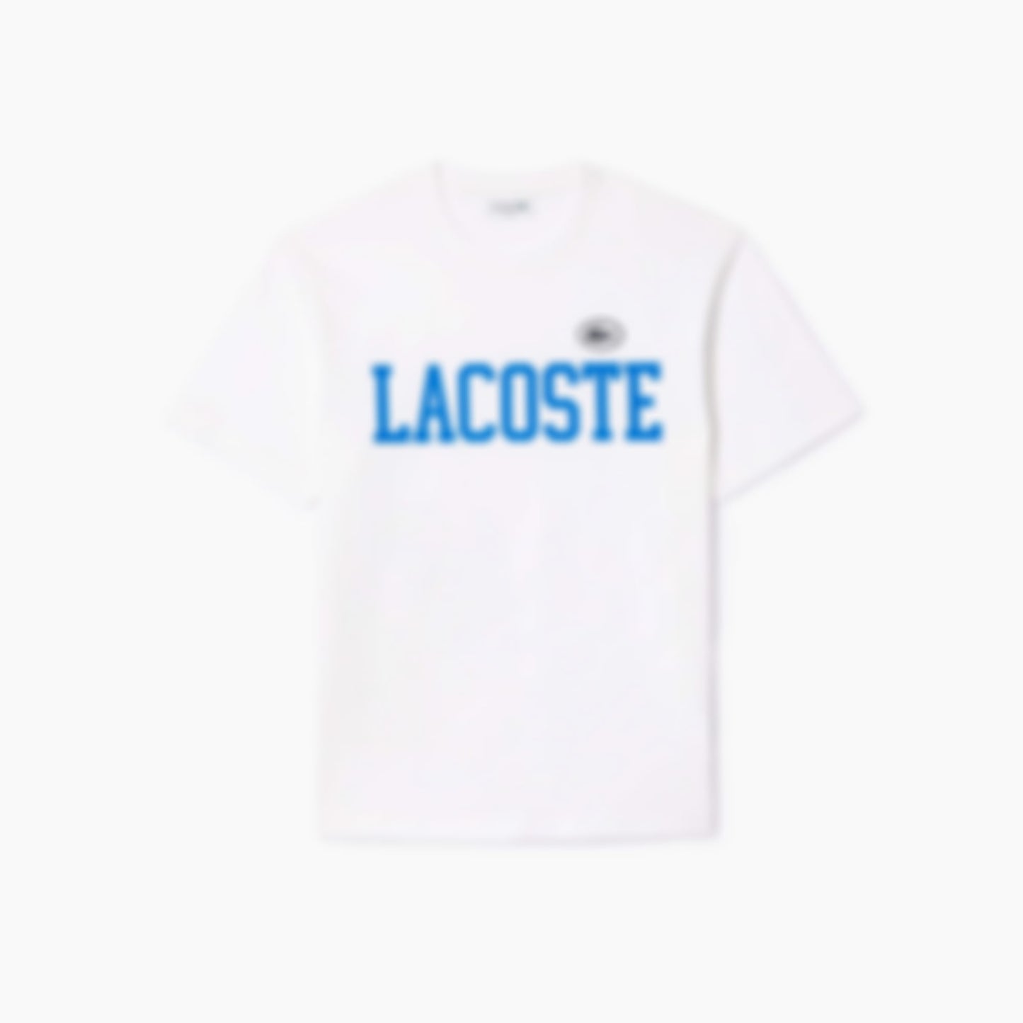 Men's Contrast Badge Cotton T-Shirt - White