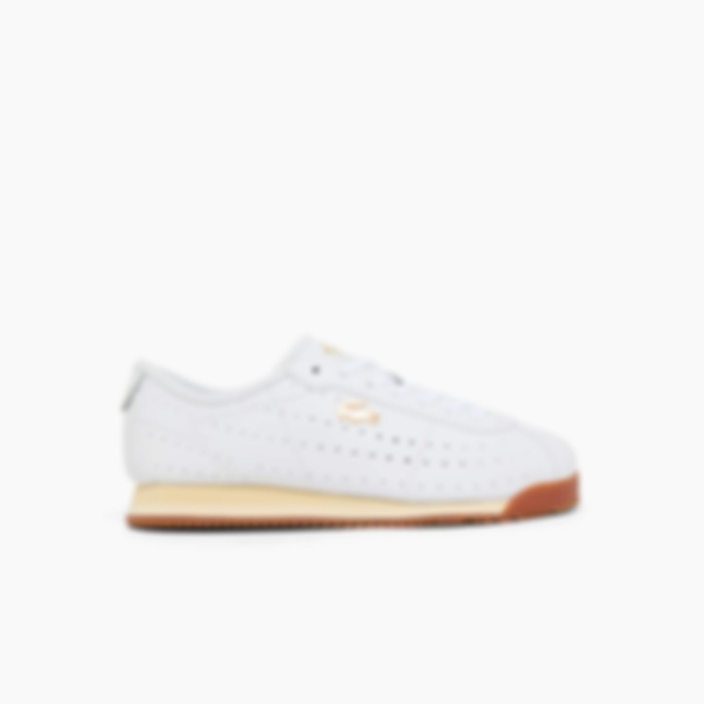 Women's Club-Low Leather Sneakers - WHT/GUM