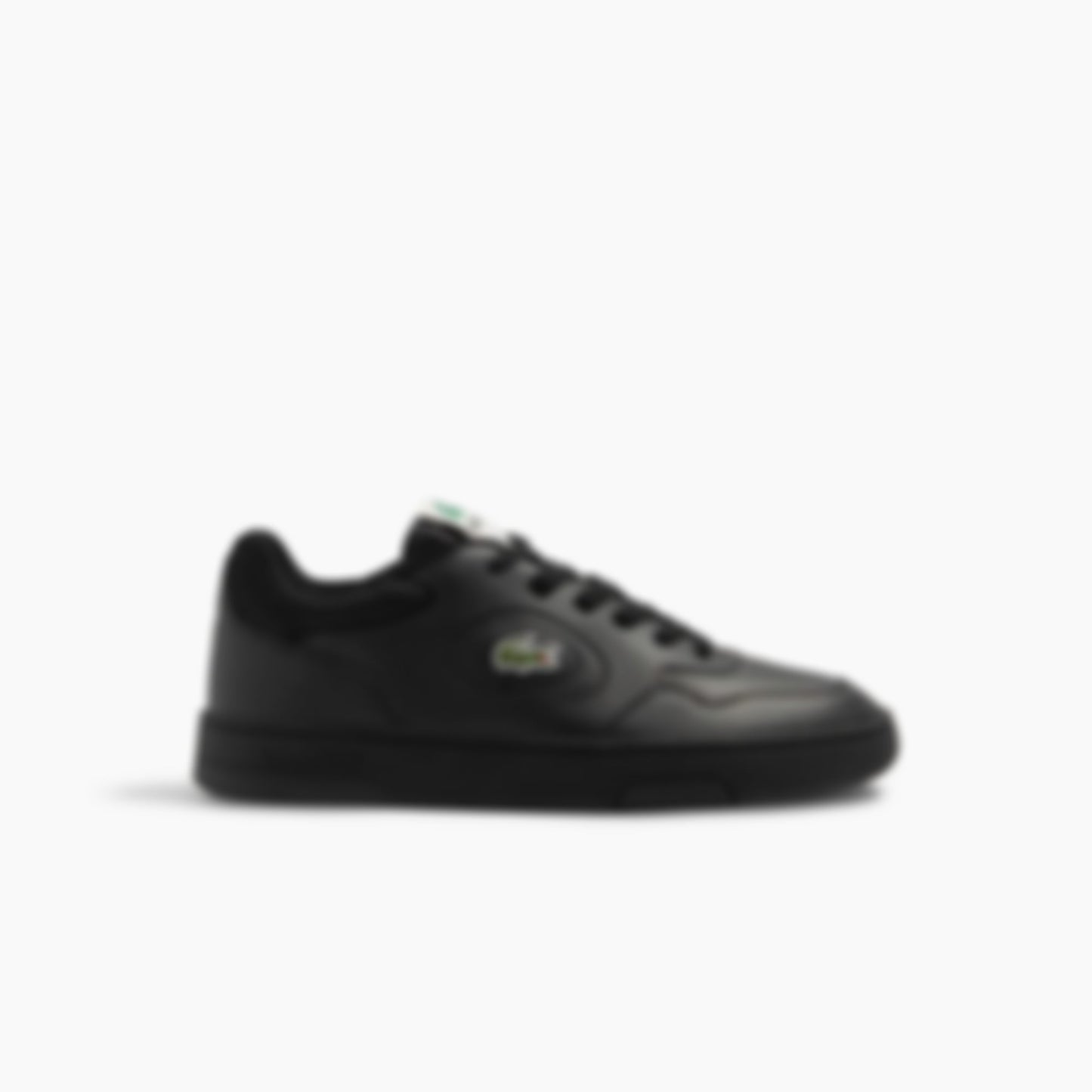 Men's Lineset Leather Sneakers - BLK/BLK