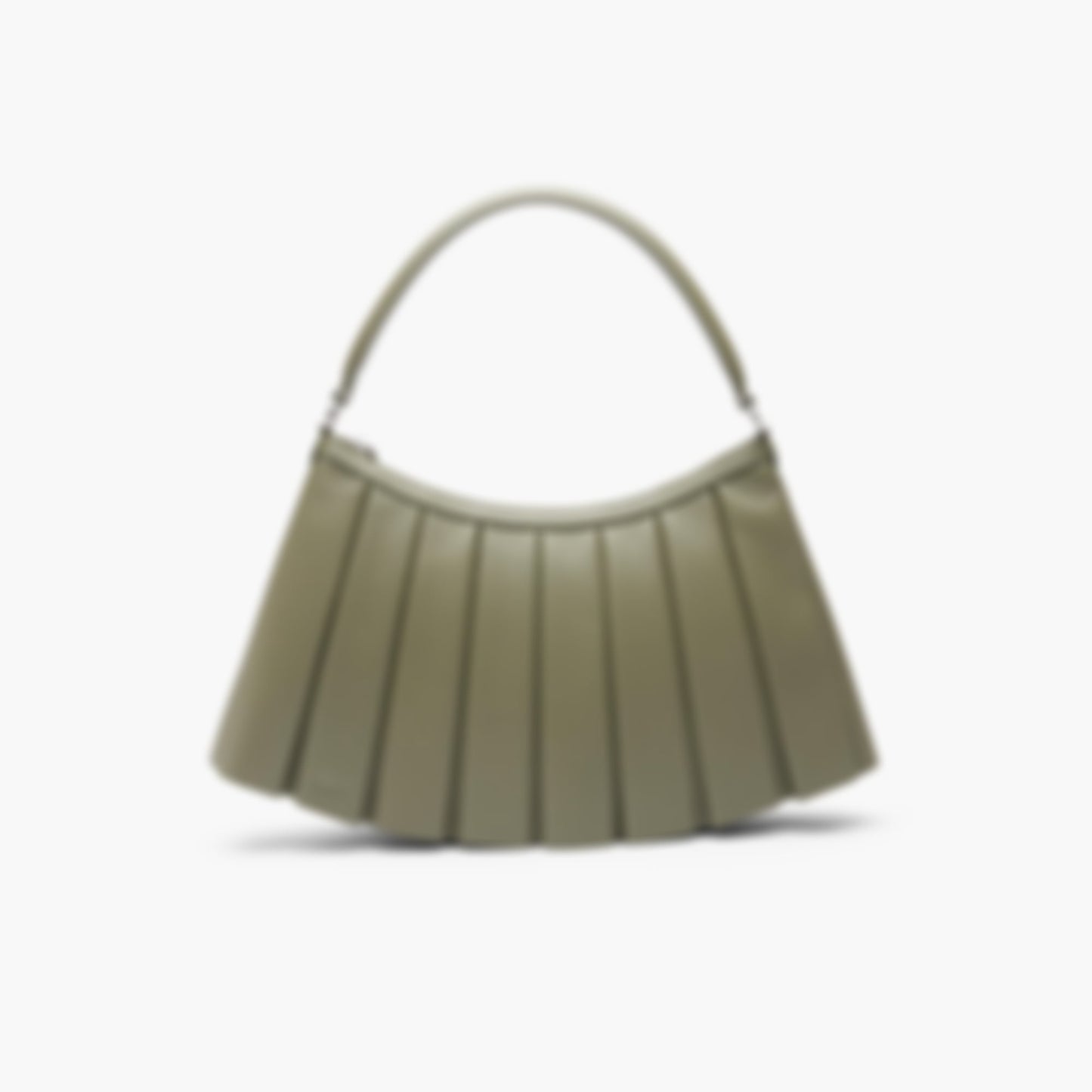Large Lenglen Leather Bag - Kaki