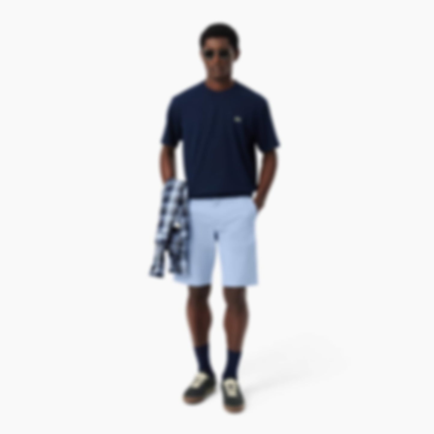 Stretch Twill Chino Shorts - Light Blue