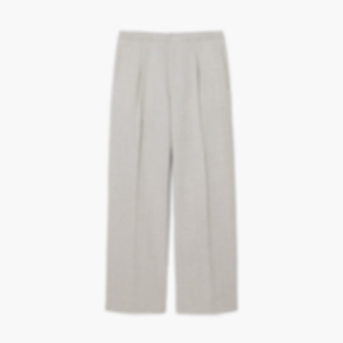 Relaxed Fit Slub Weave Pants - Grey