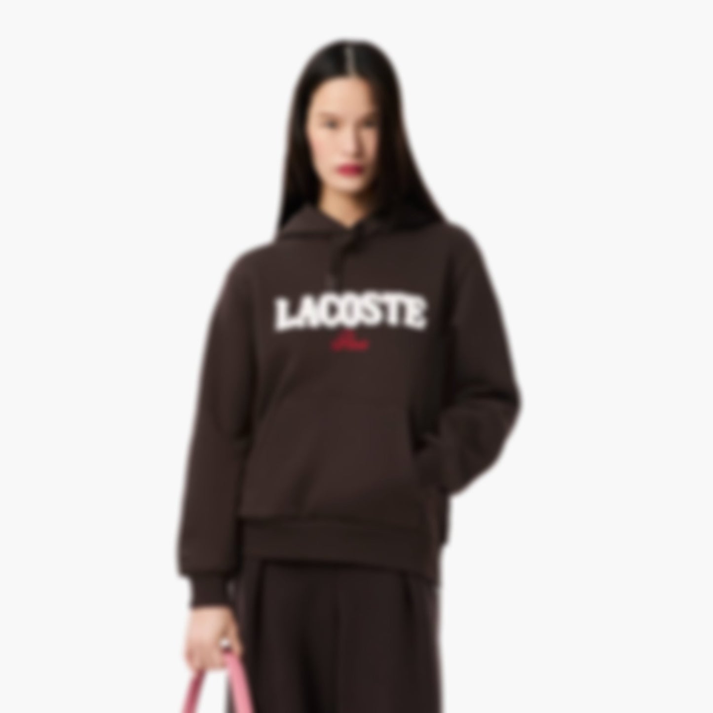 Women's Fleece Logo Hoodie - Brown