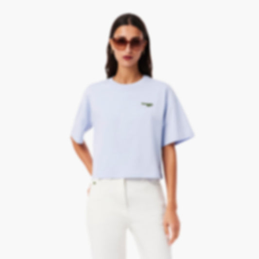 Casual Cotton Jersey T-Shirt - Phoenix blue