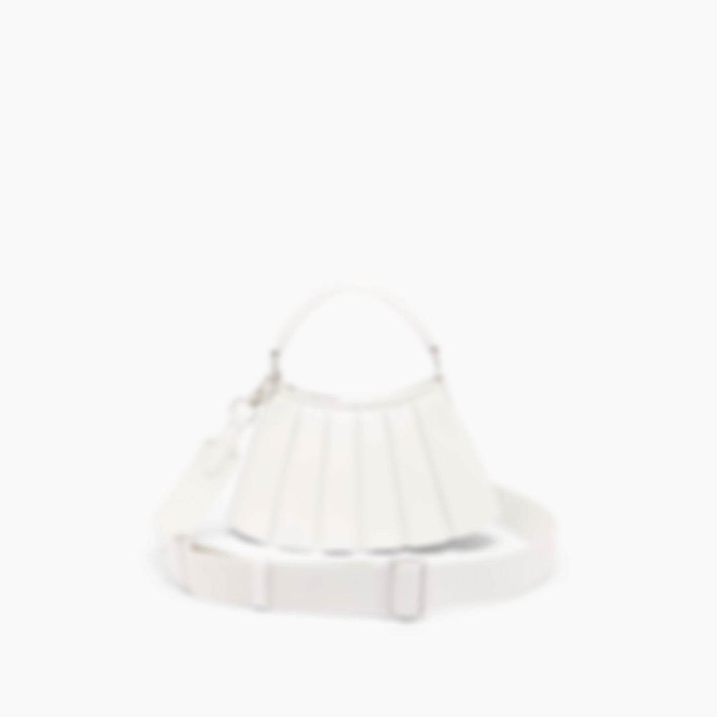 Mini Lenglen Leather Bag - Bright white
